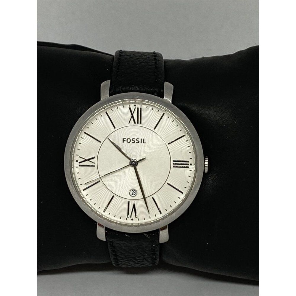 Fossil Jacqueline ES3433 Women's Black Leather Ana